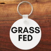 gefüttert Gras Schlüsselanhänger (Vorderseite)