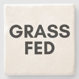 gefüttert Gras Steinuntersetzer