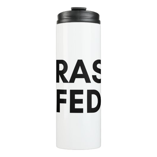 gefüttert Gras Thermosbecher (Vorderseite)