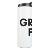 gefüttert Gras Thermosbecher (Nach links gedreht)