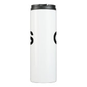 gefüttert Gras Thermosbecher (Rückseite)