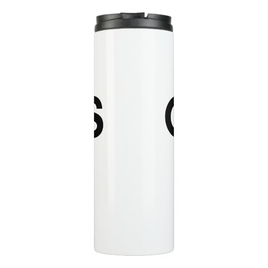 gefüttert Gras Thermosbecher (Rückseite)