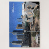 gefüttert Quadratskyline Puzzle (Vertikal)
