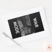 Gefüttert sind da oben - Kriegsmodus Rechteckiger Aufkleber (Umschlag)