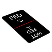 Gefüttert und nicht Gefüttert Großmagnet Magnet (Rechte Seite)