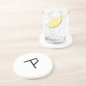 Gefütterter Logo-Untersetzer Untersetzer (Seite)