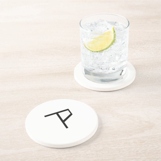 Gefütterter Logo-Untersetzer Untersetzer (Seite)