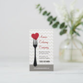 Gegabeltes Visitenkarte (Stehend Vorderseite)