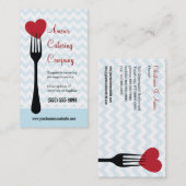 Gegabeltes Visitenkarte (Vorne/Hinten)