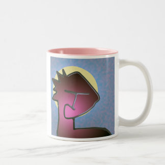 Gegähne Zweifarbige Tasse