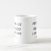 Gegangen mit dem Regs Kaffeetasse (Mittel)