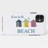 Gegangen zur Strand-Hüttenseemöweabdeckung Case-Mate iPhone Hülle (Rückseite (Horizontal))