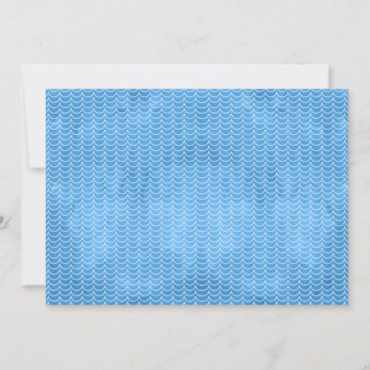 Gegangene fischenoder fischende themenorientierte einladung (Rückseite)