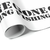 Gegangene Fischerei Geschenkpapier (Rolleneckpunkt)