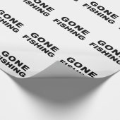 Gegangene Fischerei Geschenkpapier (Ecke)
