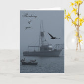 Gegangene Fischerei…. Karte (Gelbe Blume)