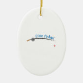 Gegangene Fischerei Keramikornament (Vorne)