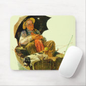 Gegangene Fischerei Mousepad (Mit Mouse)