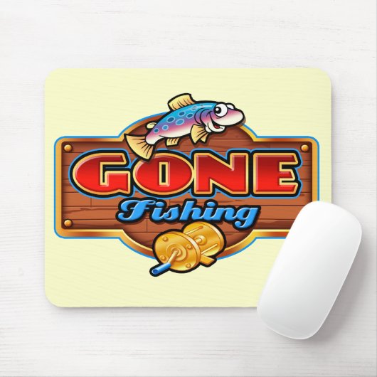GEGANGENE FISCHEREI MOUSEPAD (Mit Mouse)