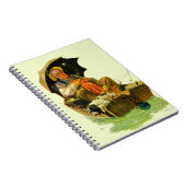 Gegangene Fischerei Notizblock (Rechte Seite)