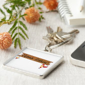 Gegangene Fischerei Schlüsselanhänger (Seite)