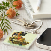 Gegangene Fischerei Schlüsselanhänger (Vorderseite rechts)