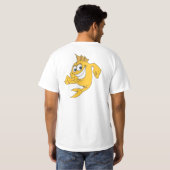 Gegangene Fischerei T-Shirt (Schwarz voll)