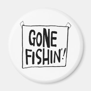 Gegangene Fishin T - Shirts und Geschenke Magnet