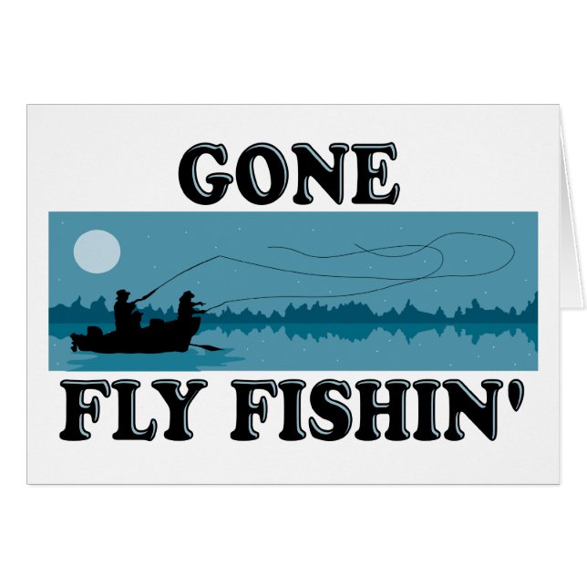Gegangene Fliege Fishin (Vorderseite (Horizontal))