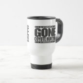 GEGANGENE KOJOTE-JAGD - ich bin erfahrener Reisebecher (VorderseiteRechts)