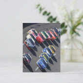 Gegangene laufende Postkarte (Stehend Vorderseite)