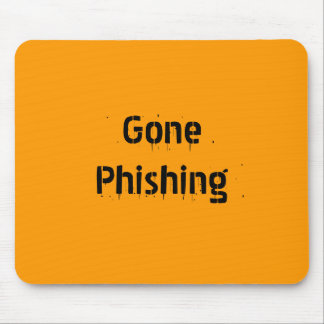 Gegangene Phishing Mausunterlage Mousepad