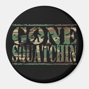 GEGANGENE SQUATCHIN CAMOUFLAGE MAGNET