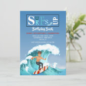 Gegangene surfende Einladung (Stehend Vorderseite)