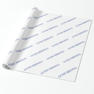 Gegangene Vogelbeobachtung Geschenkpapier