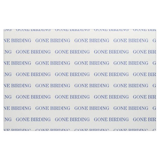 Gegangene Vogelbeobachtung Stoff (Fat Quarter (45,7 x 55,9 cm))