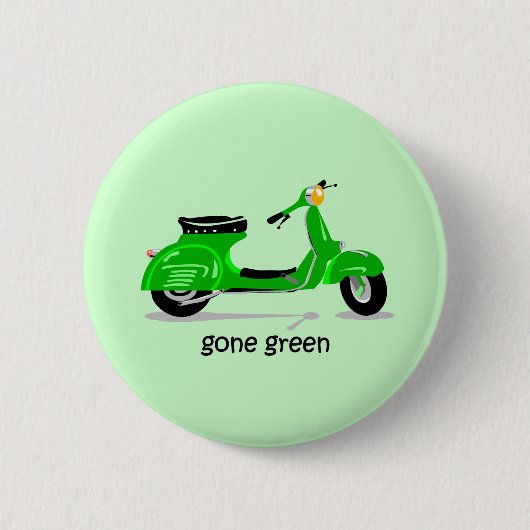 gegangener grüner Roller Button (Vorderseite)
