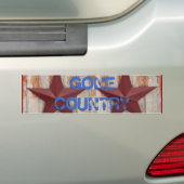 Gegangener Land-roter Autoaufkleber (Auf Auto)