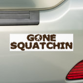 Gegangener Squatchin Autoaufkleber (Auf Auto)