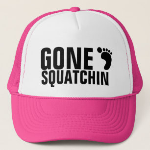 GEGANGENER SQUATCHIN HUT TRUCKERKAPPE
