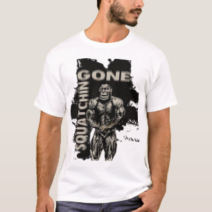 Gegangener Squatchin lustiger T - Shirt
