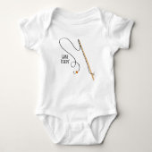 Gegangenes Fishin Baby Strampler (Vorderseite)