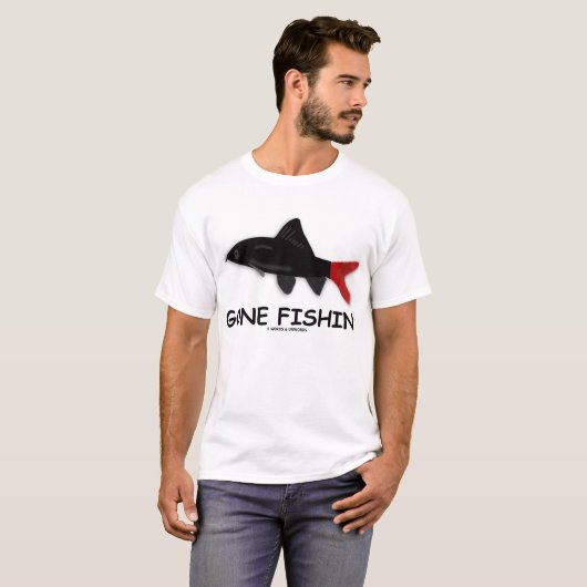 Gegangenes Fishin (Epalzeorhynchus zweifarbig) T-Shirt (Vorne ganz)