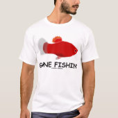 Gegangenes Fishin (Xiphophorus maculatus) T-Shirt (Vorderseite)