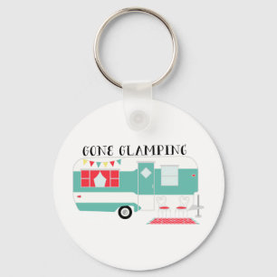 Gegangenes Glamping Schlüsselanhänger