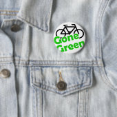 gegangenes grünes Fahrrad Button (Beispiel)
