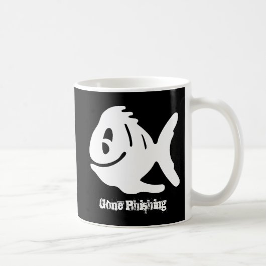 Gegangenes Phishing lustig Kaffeetasse (Rechts)