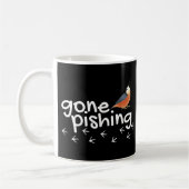 Gegangenes Pishing! Vogelbeobachter-Kaffee-Tasse Kaffeetasse (Links)