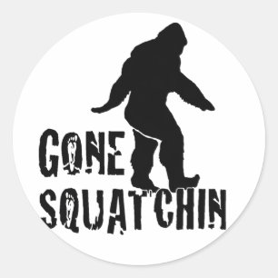 Gegangenes Squatchin 2 Runder Aufkleber