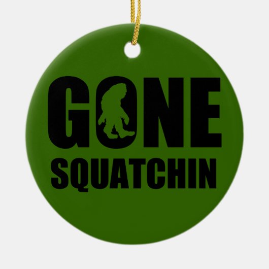 Gegangenes Squatchin 3 Keramik Ornament (Vorne)